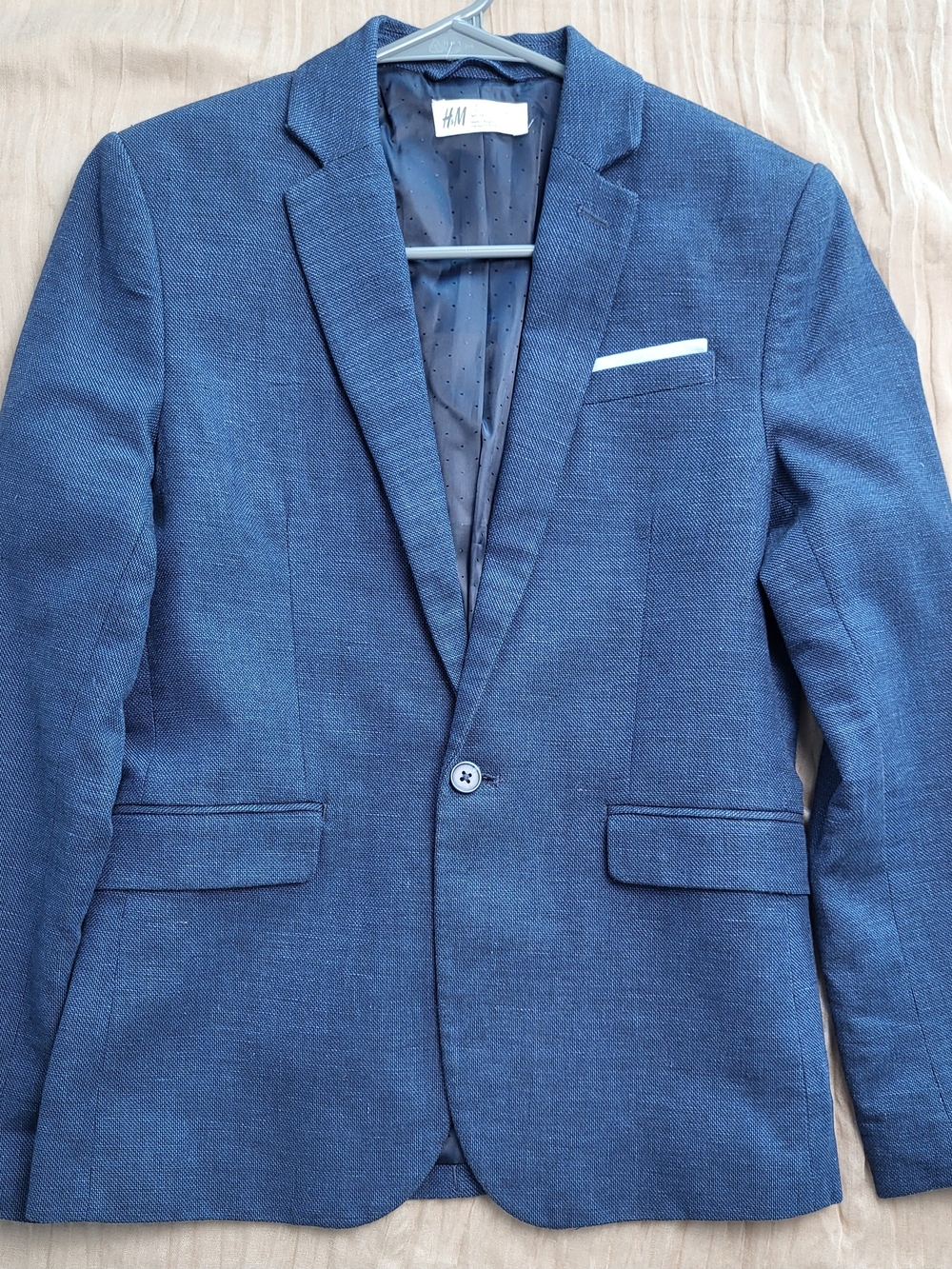 H&M Boys Navy Blue Blazer – Size 12/13Y